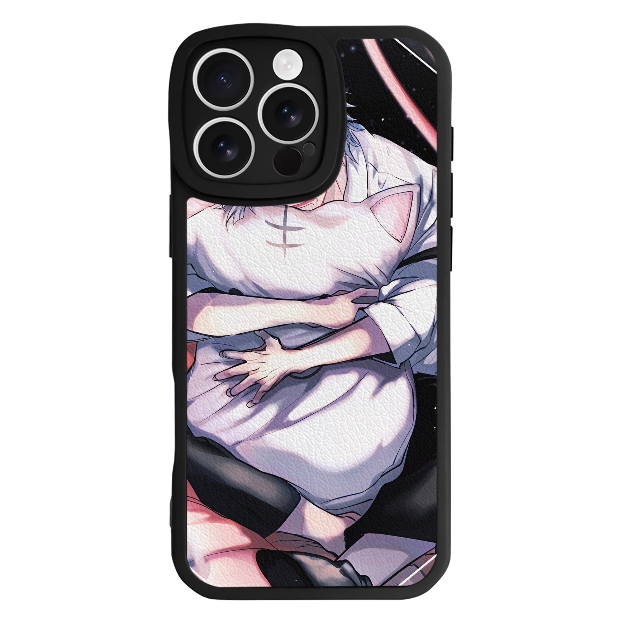 （画像用） 文豪ストレイドッグス Bungo Stray Dogs 【iPhone 16シリーズ対応】シリコンスマホケース（レザー調） 材質：シリコン